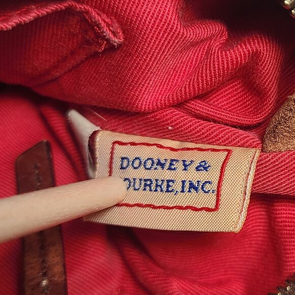 Dooney & Bourke Small Logo Purse w/ Leather Trim - Picture 14 of 16